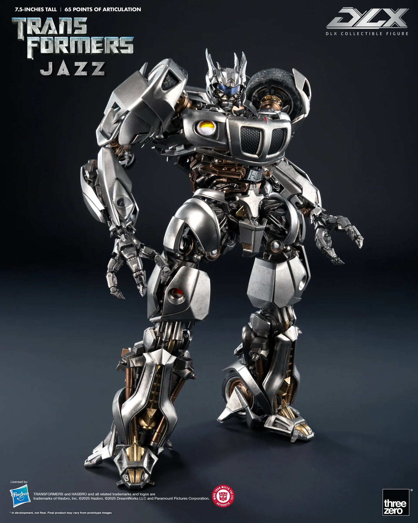 Threezero Dlx Series: Transformers 2007 - Jazz Preventa