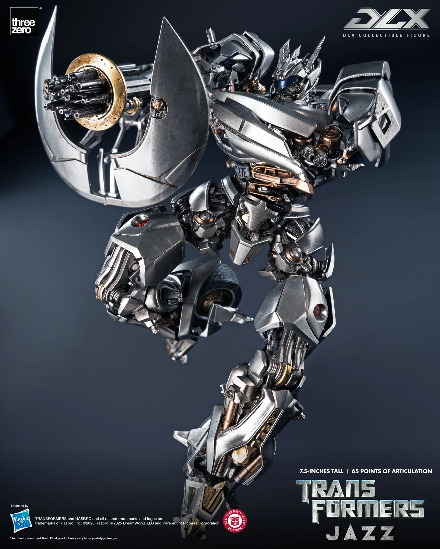 Threezero Dlx Series: Transformers 2007 - Jazz Preventa