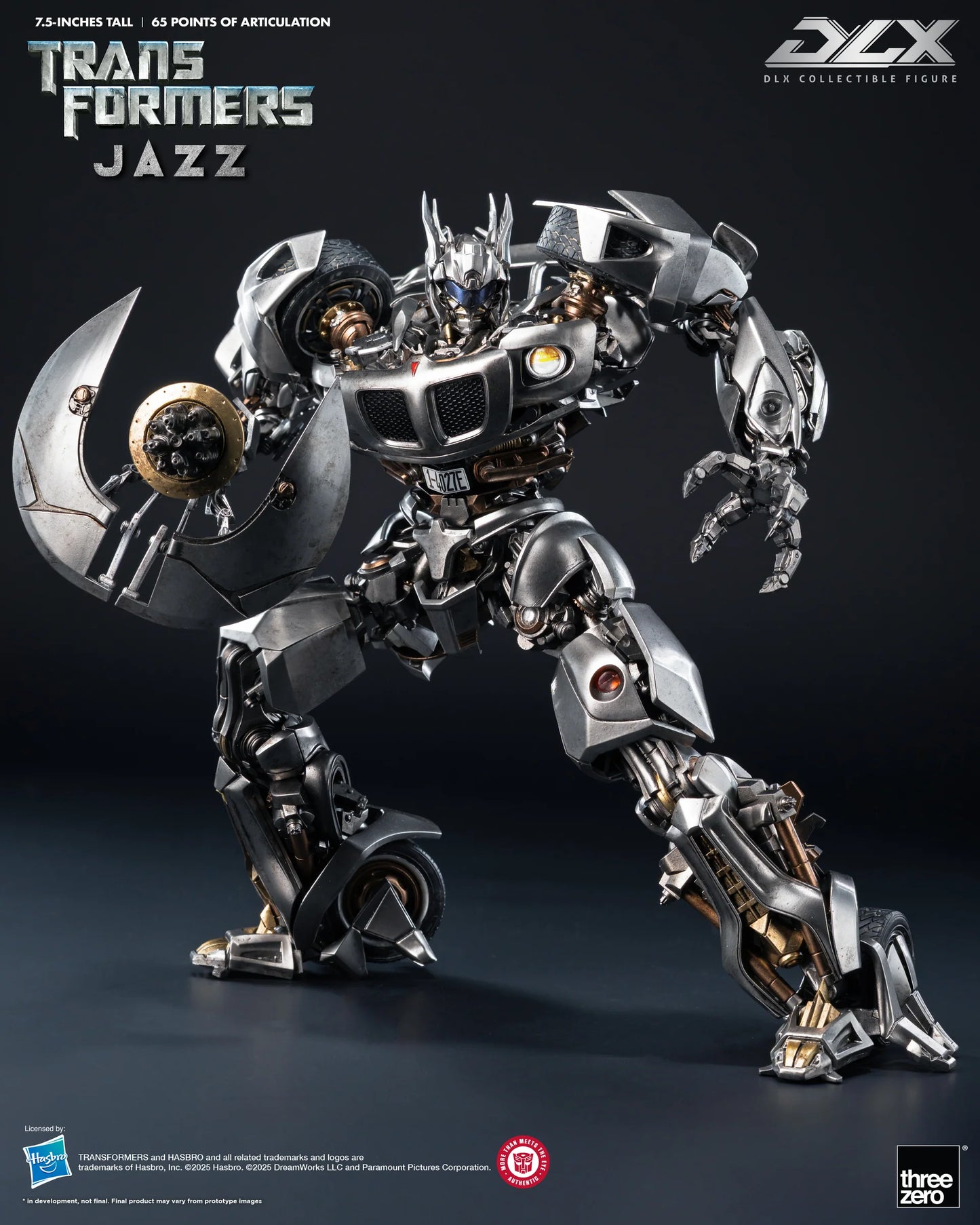 Threezero Dlx Series: Transformers 2007 - Jazz Preventa