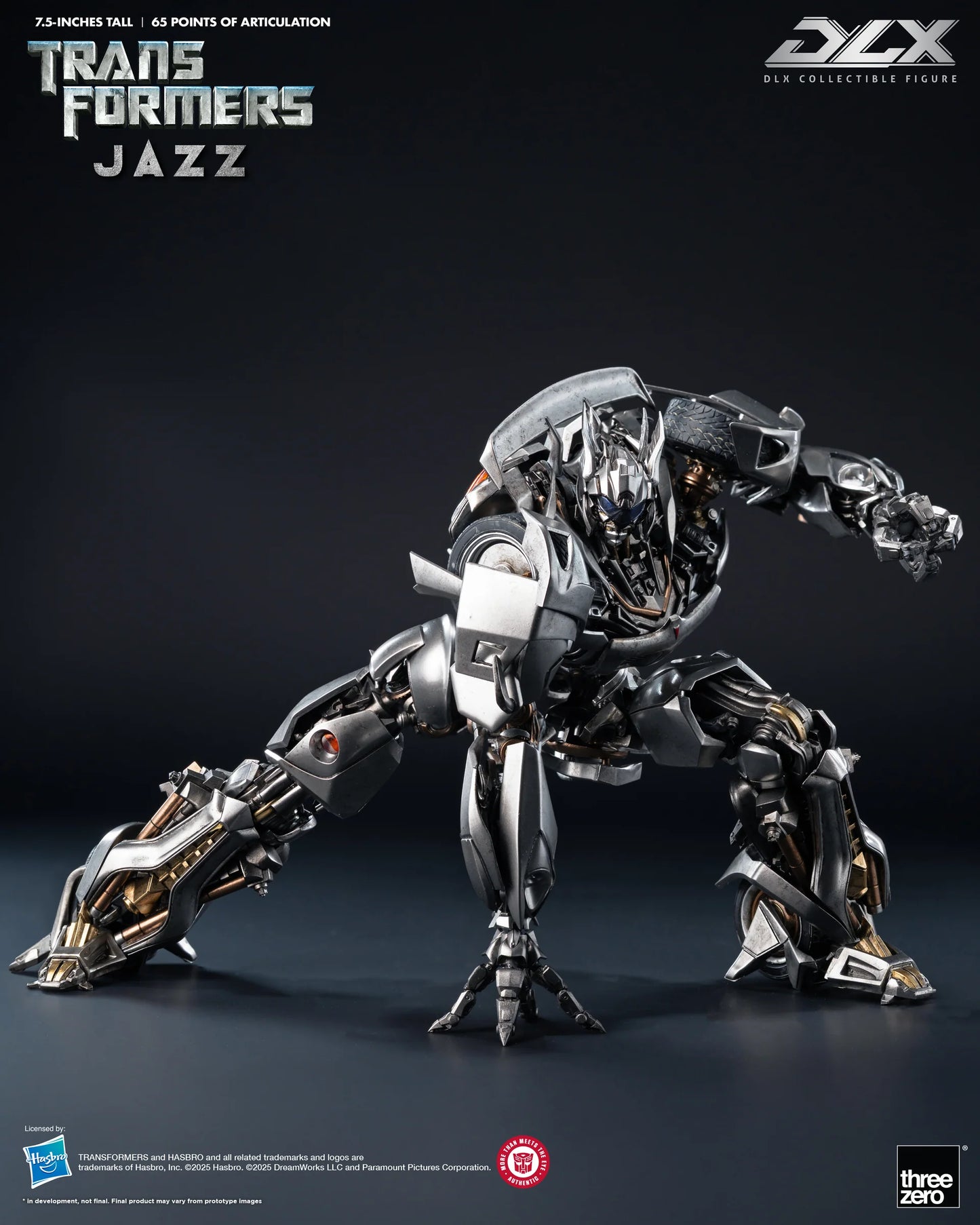 Threezero Dlx Series: Transformers 2007 - Jazz Preventa