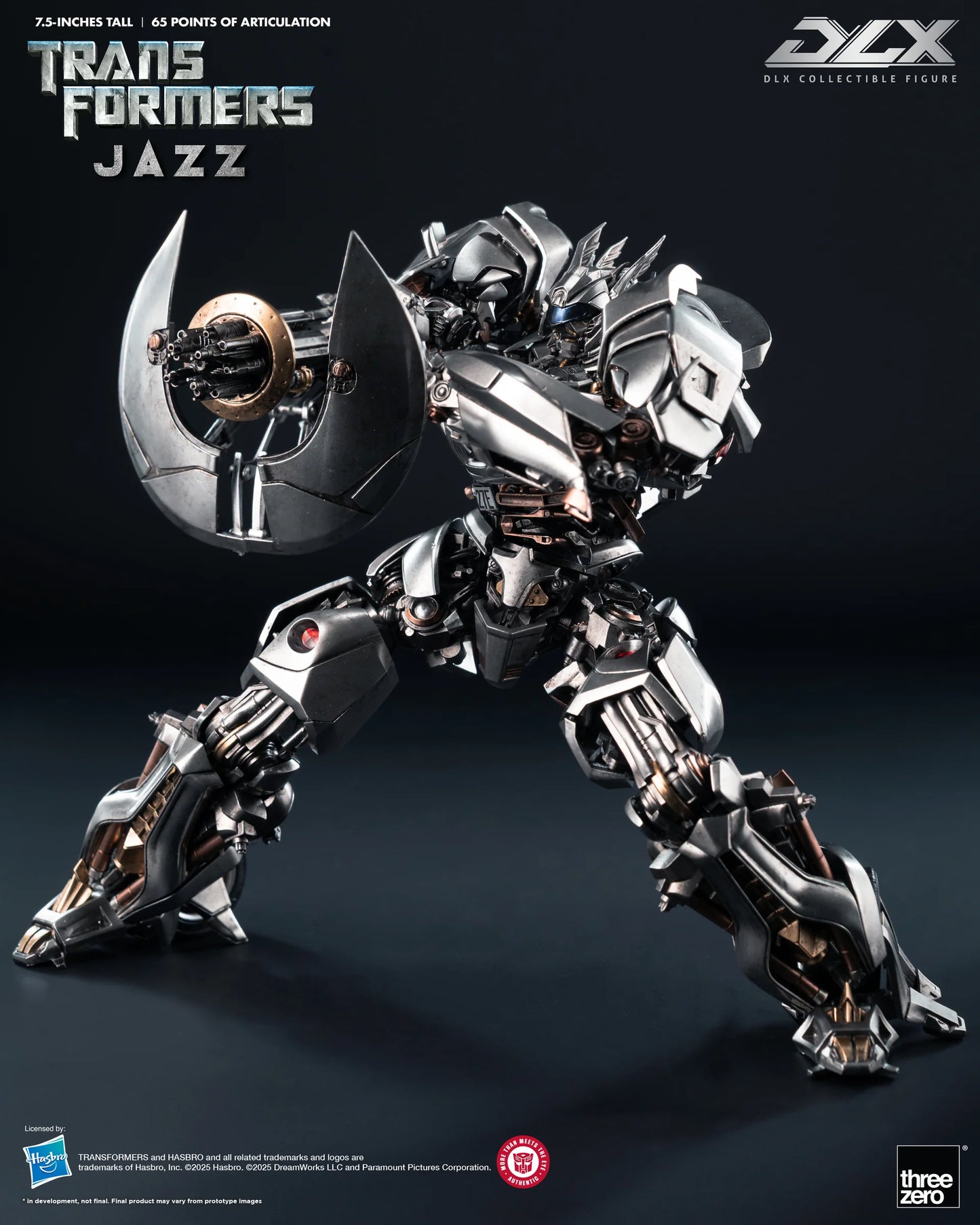 Threezero Dlx Series: Transformers 2007 - Jazz Preventa