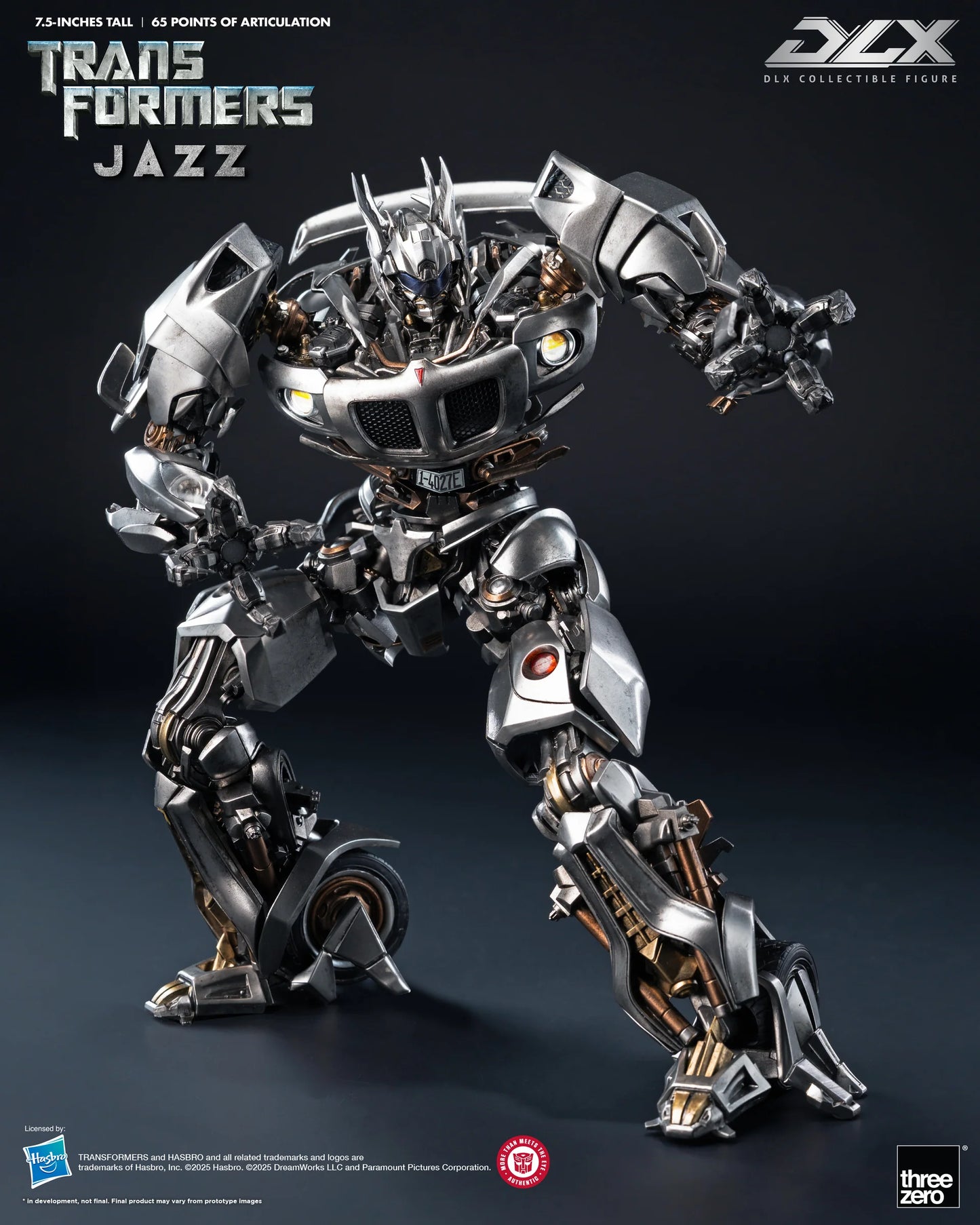 Threezero Dlx Series: Transformers 2007 - Jazz Preventa