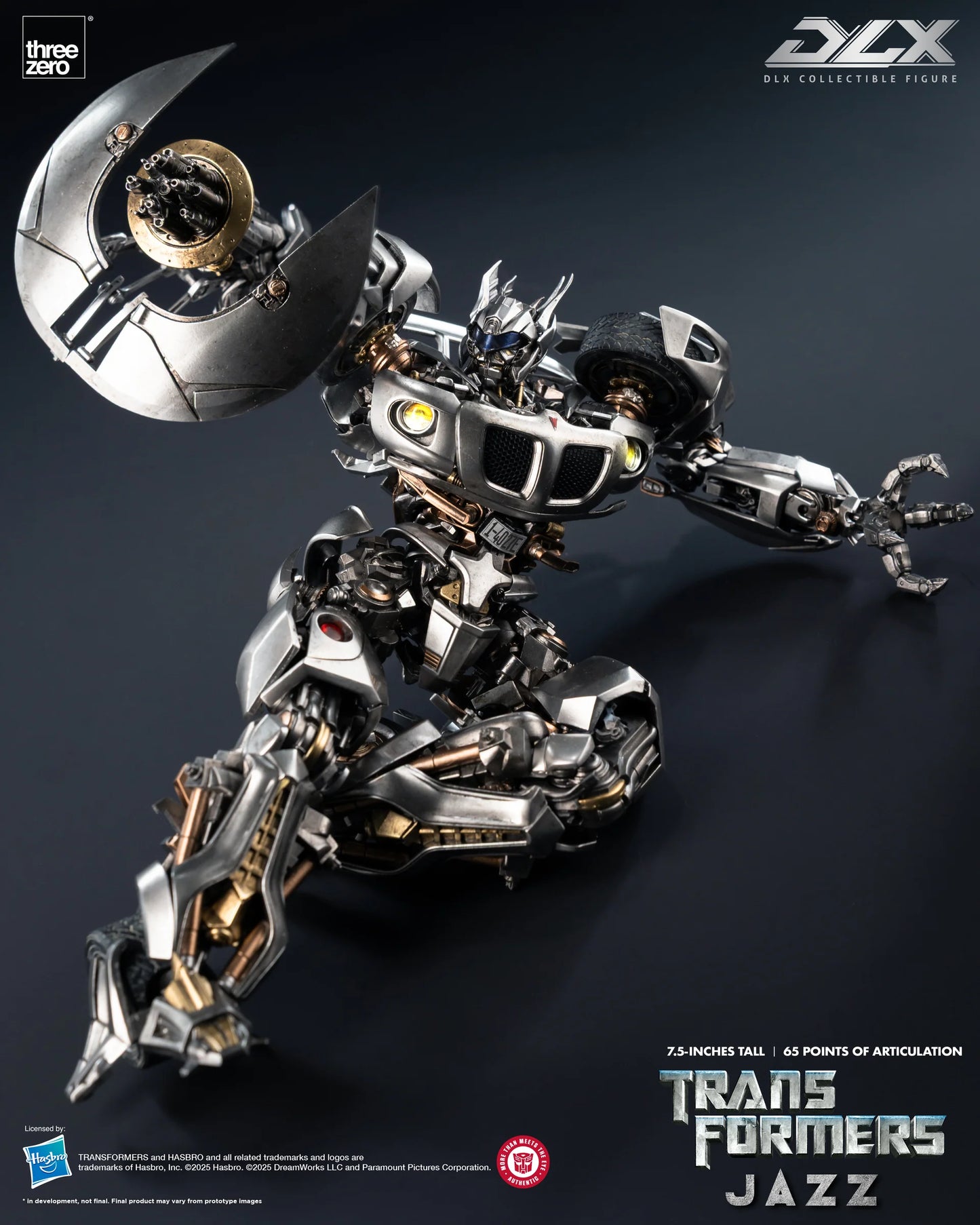 Threezero Dlx Series: Transformers 2007 - Jazz Preventa