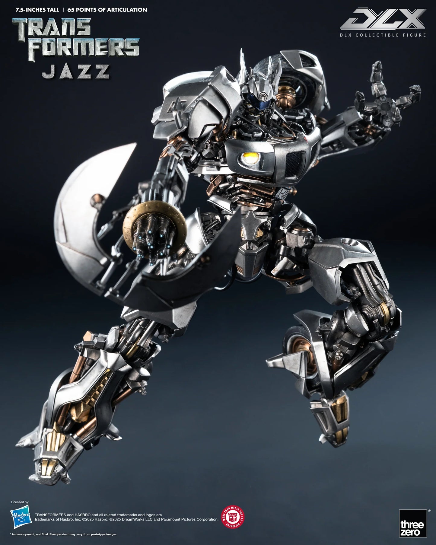 Threezero Dlx Series: Transformers 2007 - Jazz Preventa