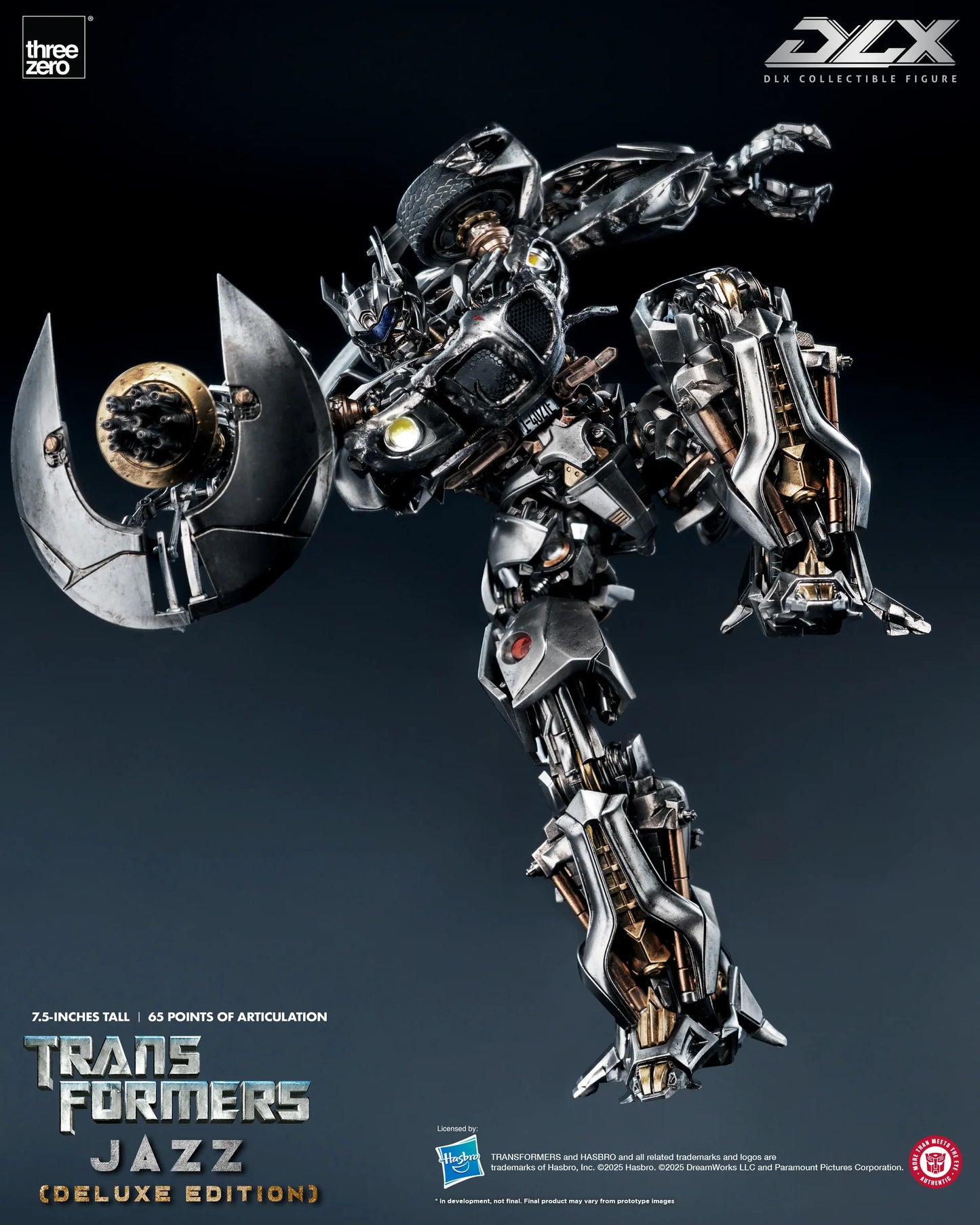 Threezero Dlx Series: Transformers 2007 - Jazz Deluxe Preventa