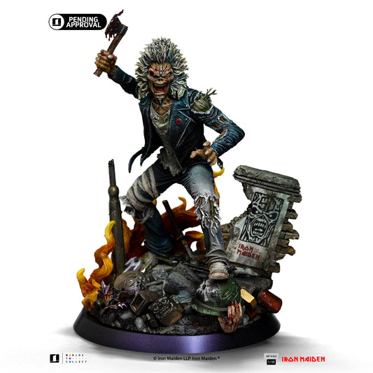 IRON Studios: Iron Maiden - Eddie 50 Aniversario Escala De Arte 1/10 Preventa