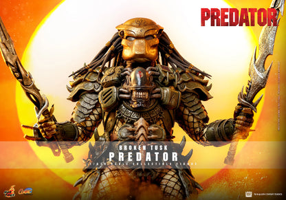 Hot Toys Comics Masterpiece Series: Aliens vs Predator - Broken Tusk Predator Escala 1/6 Preventa