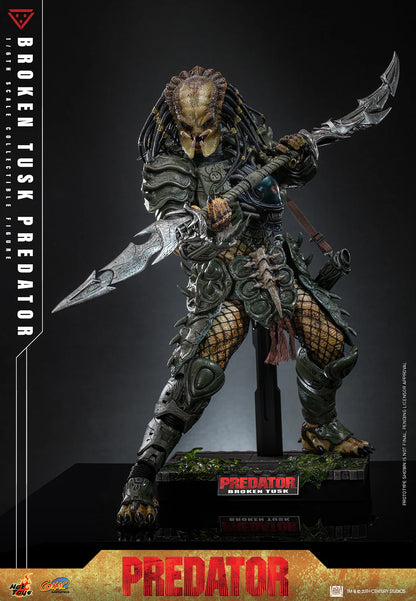 Hot Toys Comics Masterpiece Series: Aliens vs Predator - Broken Tusk Predator Escala 1/6 Preventa