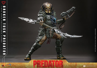 Hot Toys Comics Masterpiece Series: Aliens vs Predator - Broken Tusk Predator Escala 1/6 Preventa
