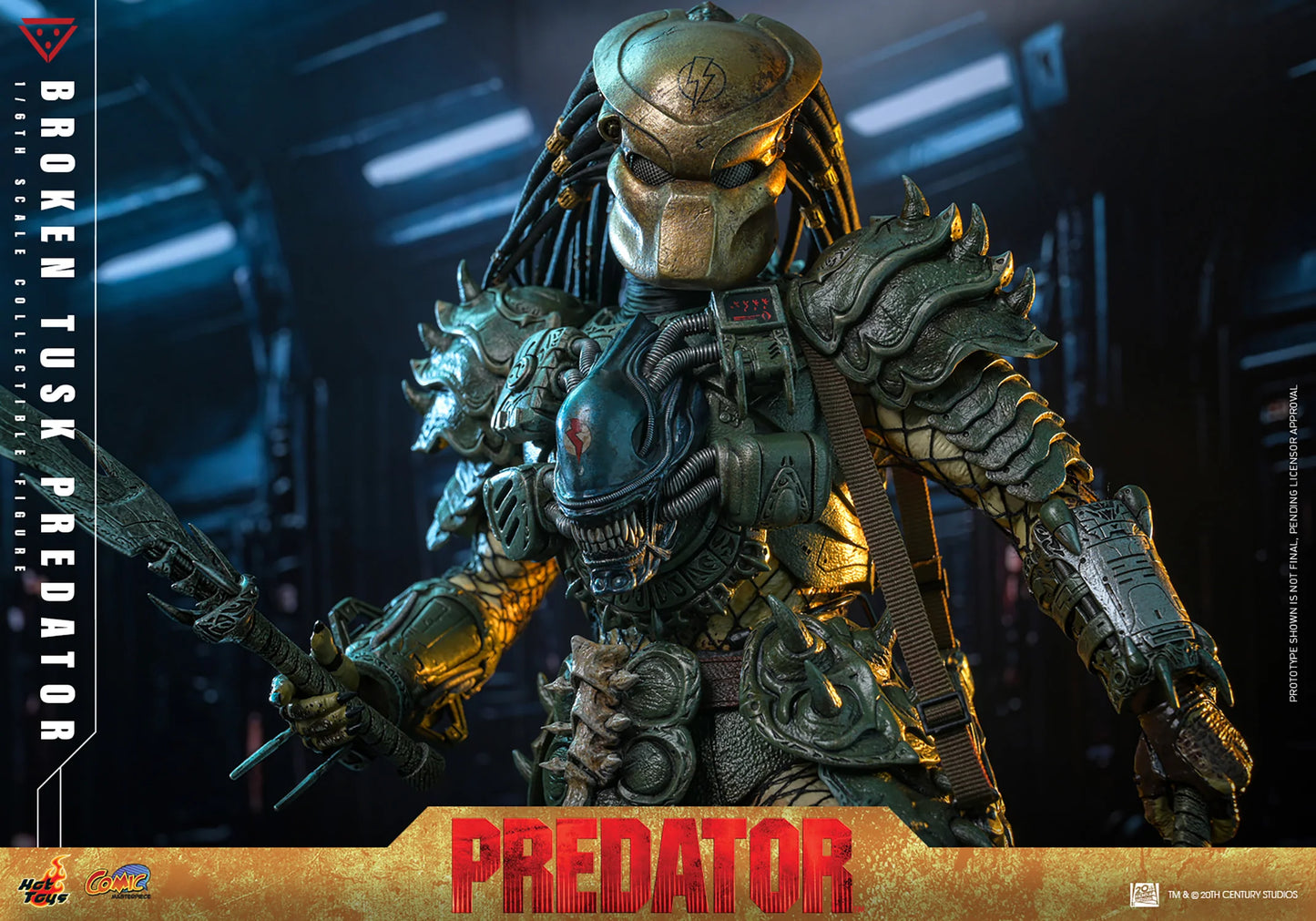 Hot Toys Comics Masterpiece Series: Aliens vs Predator - Broken Tusk Predator Escala 1/6 Preventa