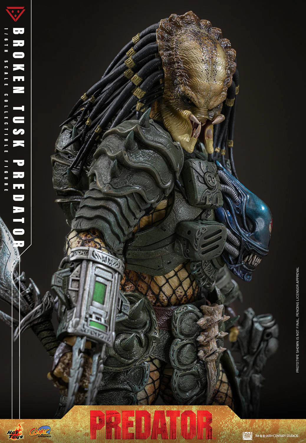 Hot Toys Comics Masterpiece Series: Aliens vs Predator - Broken Tusk Predator Escala 1/6 Preventa