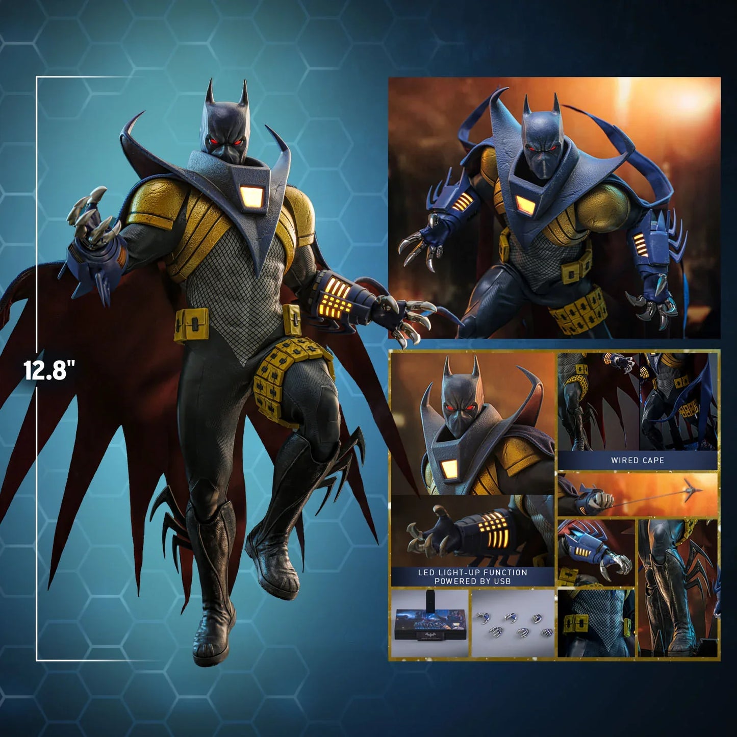 Hot Toys Video Game Masterpiece Series: DC Batman Arkham Origins - Knightfall Batman Escala 1/6 Preventa