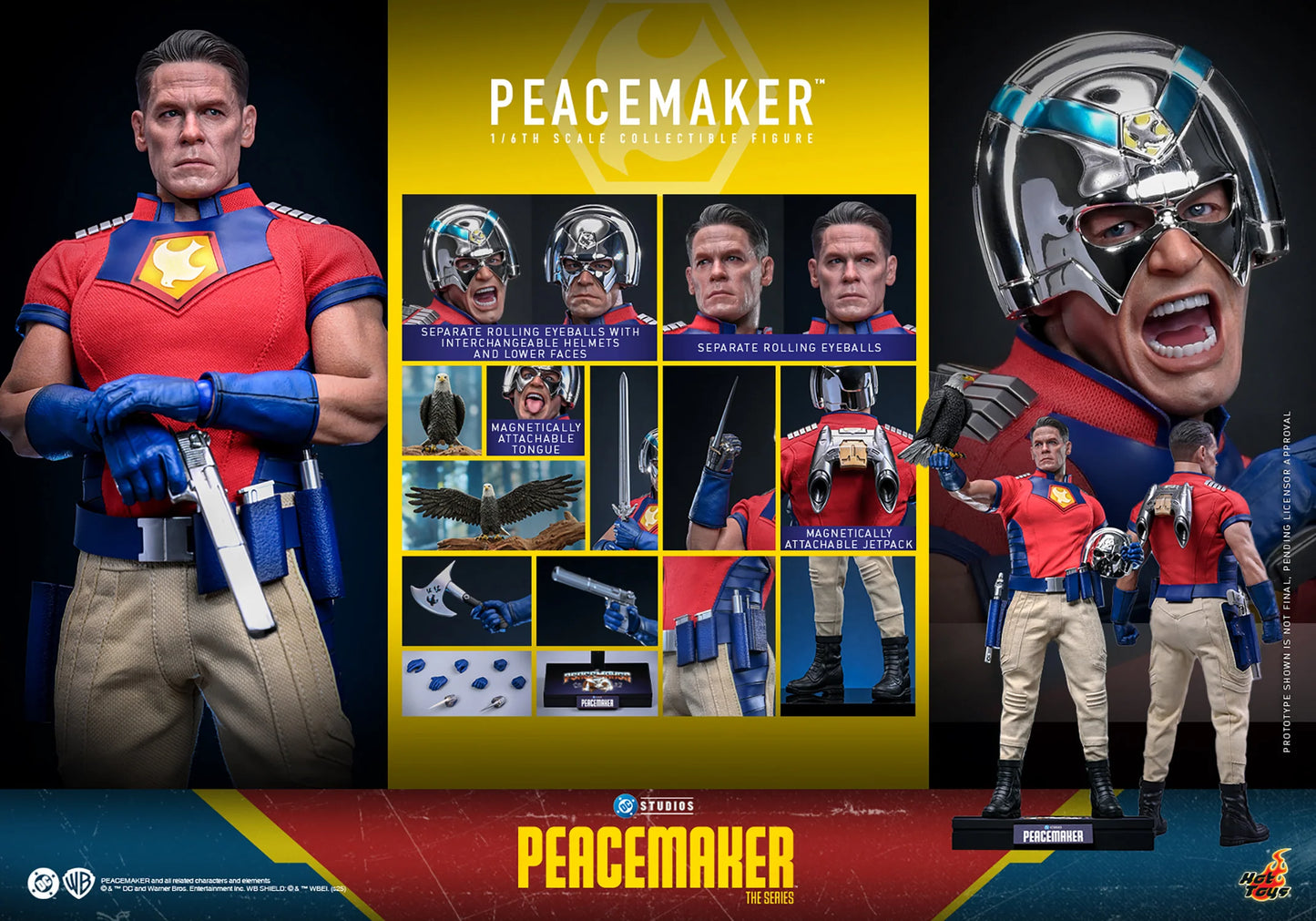Hot Toys Television Masterpiece Series: Peacemaker Season 2 - Peacemaker Escala 1/6 Preventa