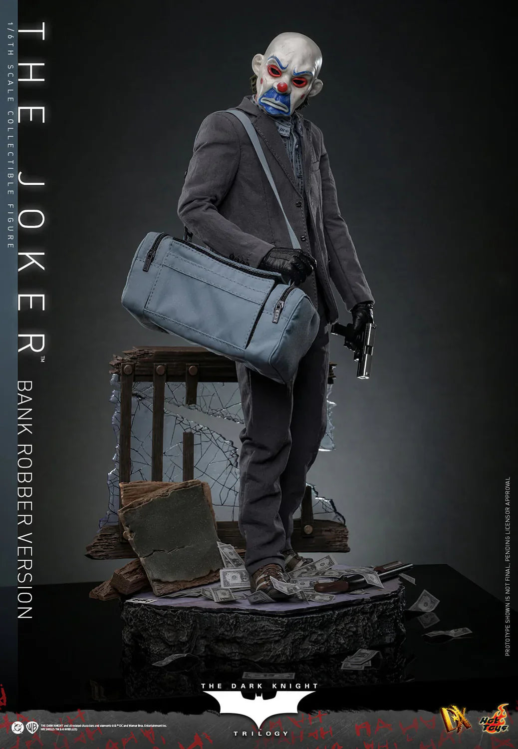 Hot Toys DX Series: DC The Dark Knight Trilogy - The Joker Bank Robber Escala 1/6 Preventa