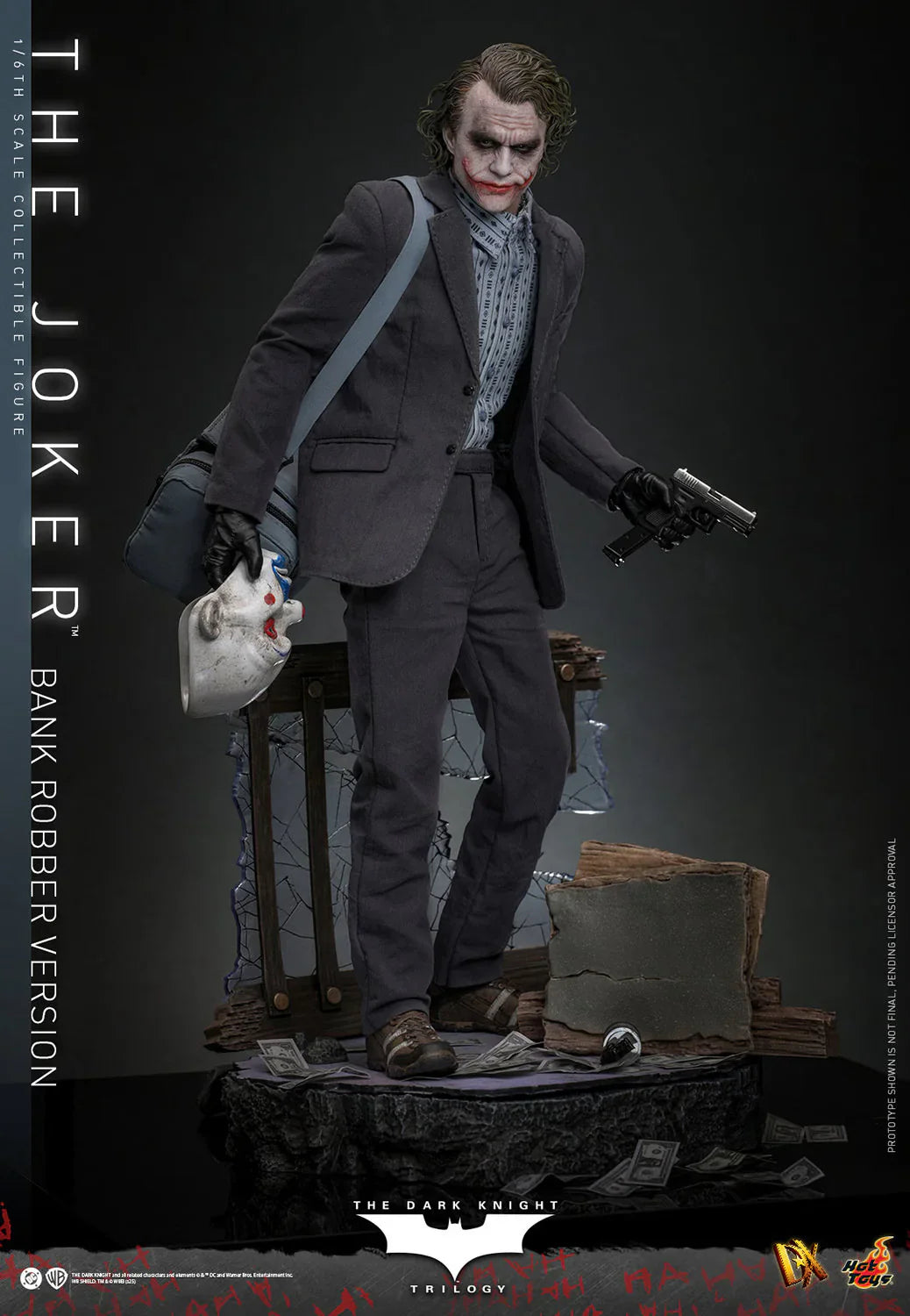 Hot Toys DX Series: DC The Dark Knight Trilogy - The Joker Bank Robber Escala 1/6 Preventa
