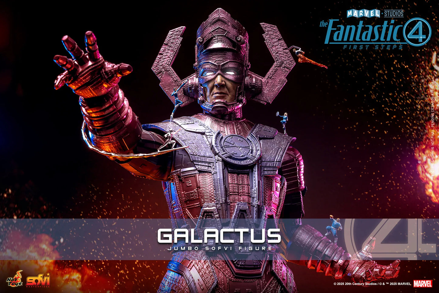 Hot Toys Jumbo Sofvi Masterpiece Series: Marvel Los 4 Fantasticos - Galactus 27 Pulgadas Preventa