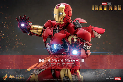 Hot Toys Movie Masterpiece Series Diecast: Marvel Iron Man - Iron Man Mark III Escala 1/6 Preventa