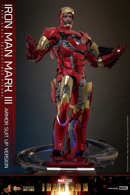 Hot Toys Movie Masterpiece Series Diecast: Marvel Iron Man - Iron Man Mark III Escala 1/6 Preventa
