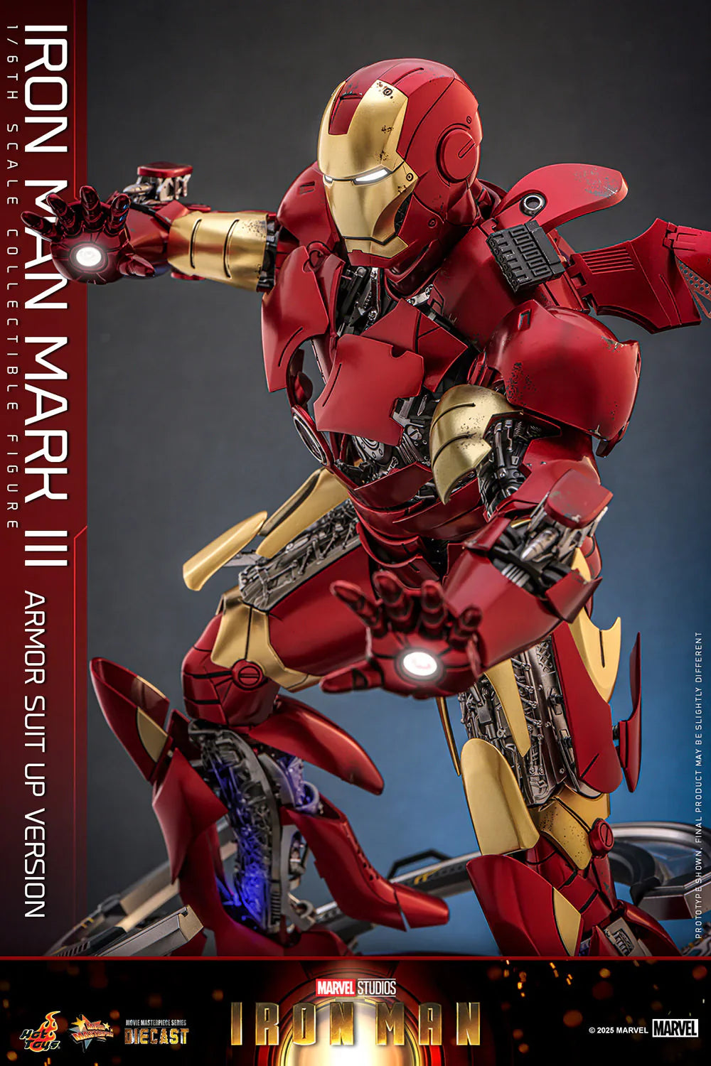 Hot Toys Movie Masterpiece Series Diecast: Marvel Iron Man - Iron Man Mark III Escala 1/6 Preventa
