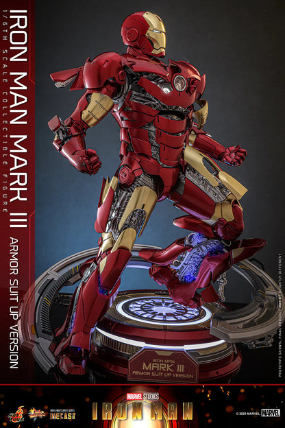 Hot Toys Movie Masterpiece Series Diecast: Marvel Iron Man - Iron Man Mark III Escala 1/6 Preventa