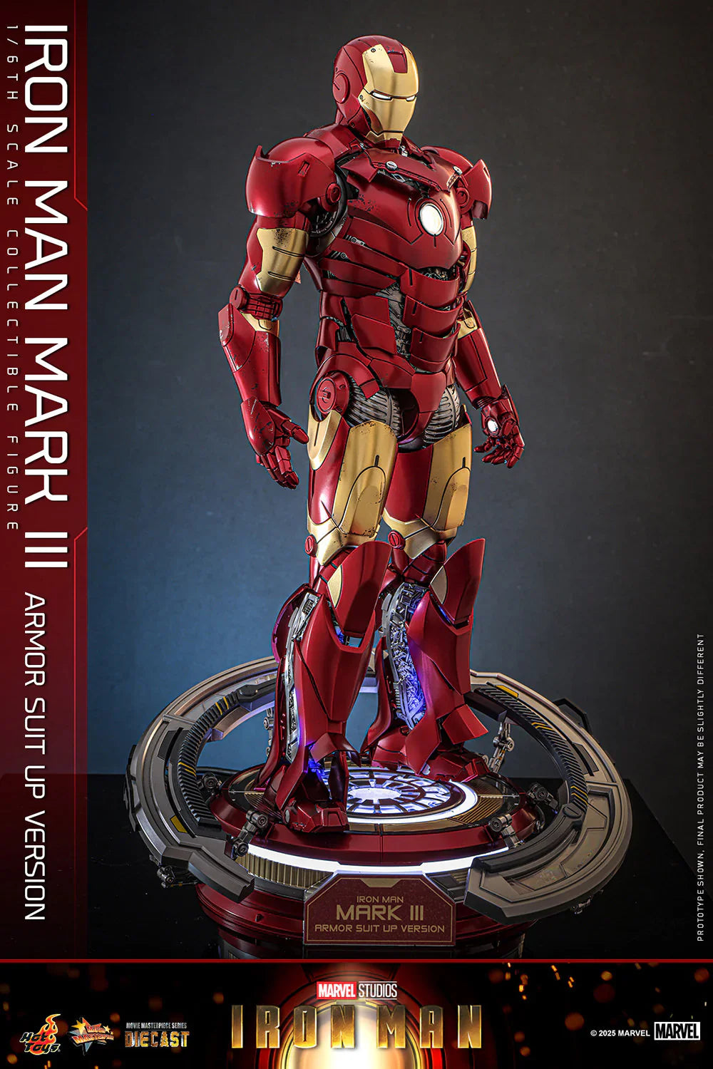 Hot Toys Movie Masterpiece Series Diecast: Marvel Iron Man - Iron Man Mark III Escala 1/6 Preventa