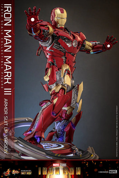 Hot Toys Movie Masterpiece Series Diecast: Marvel Iron Man - Iron Man Mark III Escala 1/6 Preventa