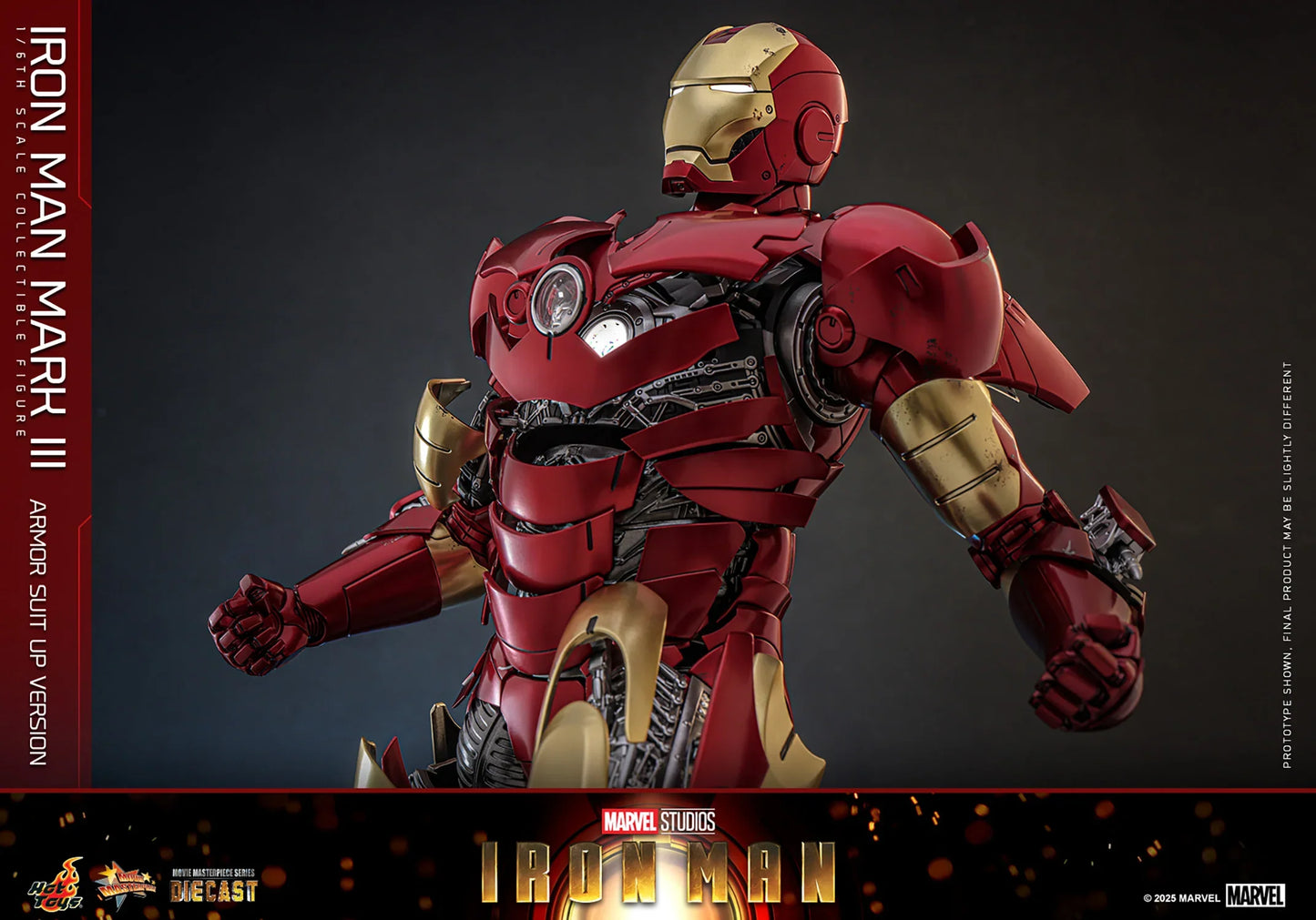 Hot Toys Movie Masterpiece Series Diecast: Marvel Iron Man - Iron Man Mark III Escala 1/6 Preventa
