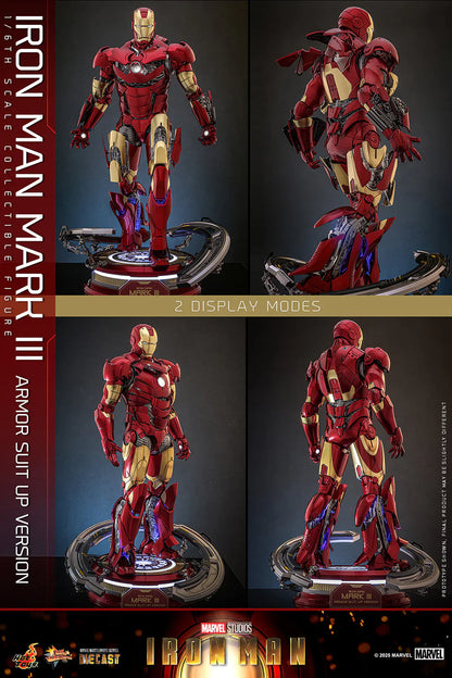 Hot Toys Movie Masterpiece Series Diecast: Marvel Iron Man - Iron Man Mark III Escala 1/6 Preventa