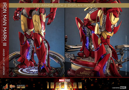 Hot Toys Movie Masterpiece Series Diecast: Marvel Iron Man - Iron Man Mark III Escala 1/6 Preventa