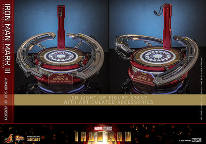Hot Toys Movie Masterpiece Series Diecast: Marvel Iron Man - Iron Man Mark III Escala 1/6 Preventa