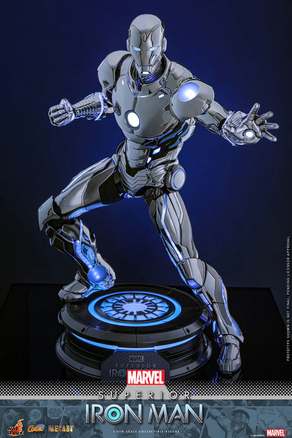 Hot Toys Movie Masterpiece Series Diecast: Marvel Comics - Superior Iron Man Escala 1/6 Preventa