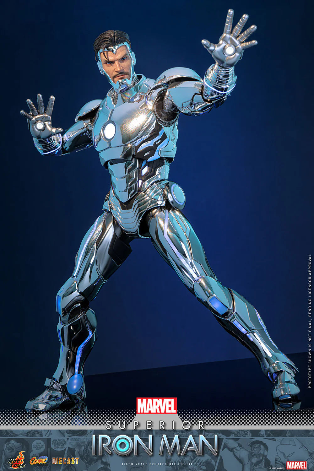 Hot Toys Movie Masterpiece Series Diecast: Marvel Comics - Superior Iron Man Escala 1/6 Preventa