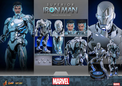 Hot Toys Movie Masterpiece Series Diecast: Marvel Comics - Superior Iron Man Escala 1/6 Preventa