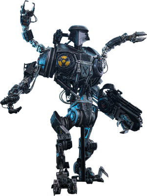 Hot Toys Movie Masterpiece Series Diecast: RoboCop - RoboCain Escala 1/6 Preventa