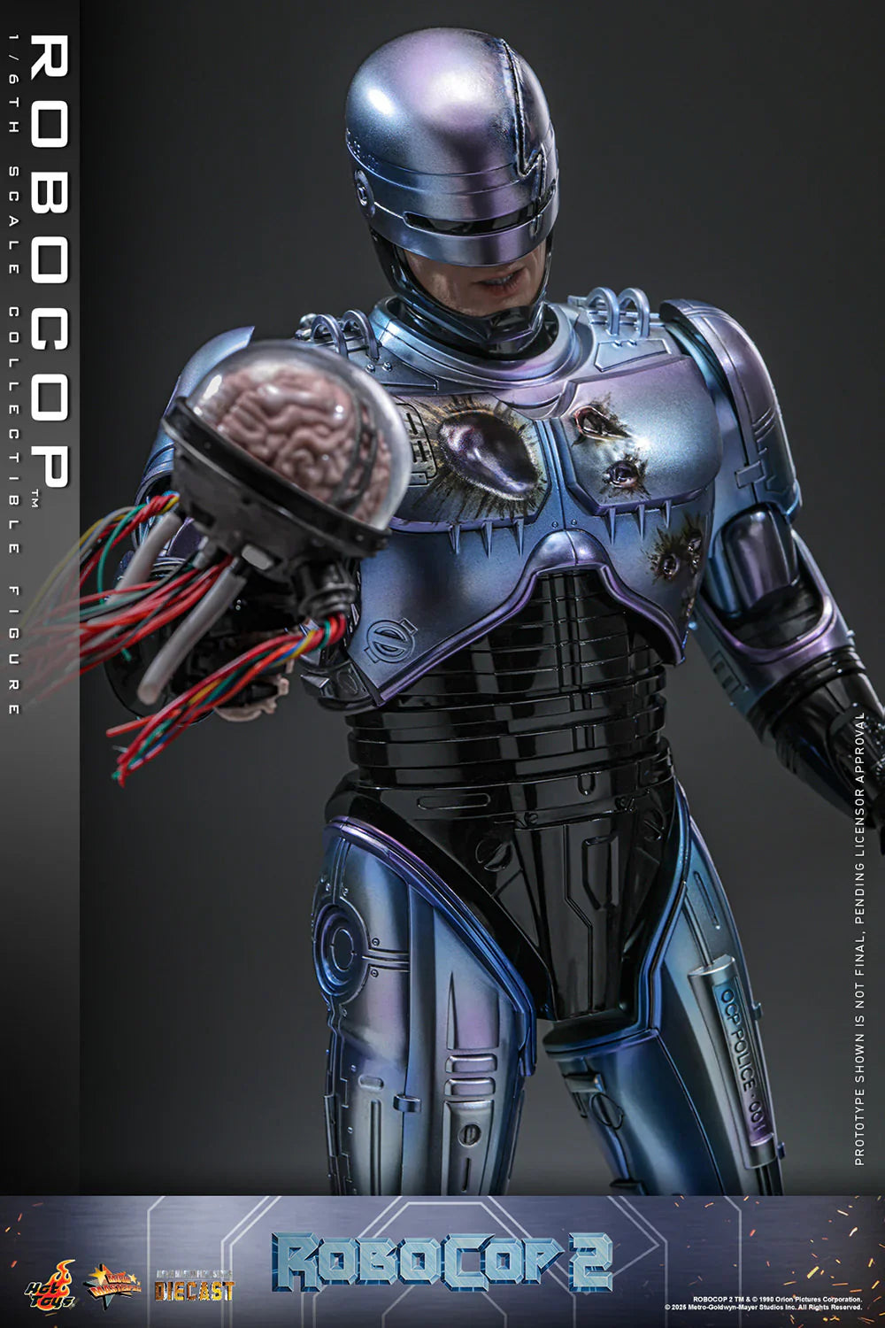 Hot Toys Movie Masterpiece Series Diecast: RoboCop - Robocop Escala 1/6 Preventa