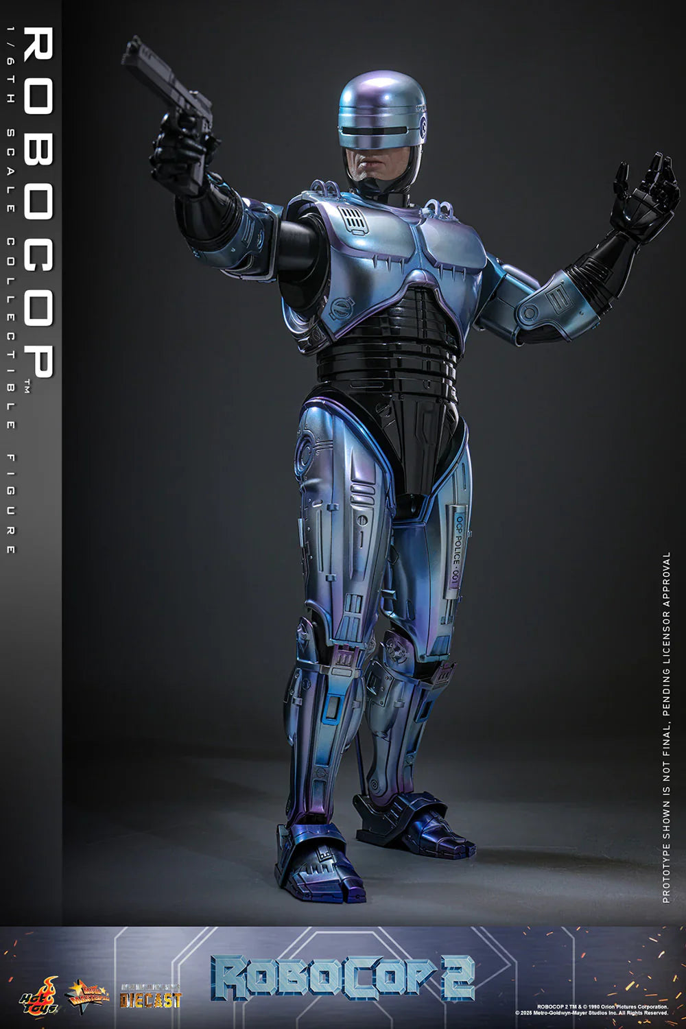 Hot Toys Movie Masterpiece Series Diecast: RoboCop - Robocop Escala 1/6 Preventa