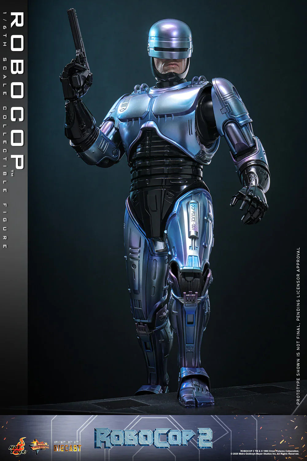Hot Toys Movie Masterpiece Series Diecast: RoboCop - Robocop Escala 1/6 Preventa