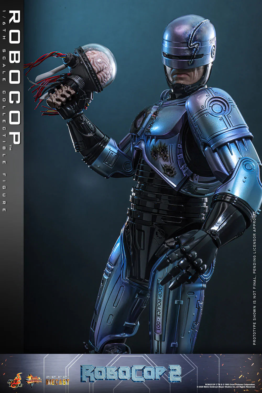 Hot Toys Movie Masterpiece Series Diecast: RoboCop - Robocop Escala 1/6 Preventa