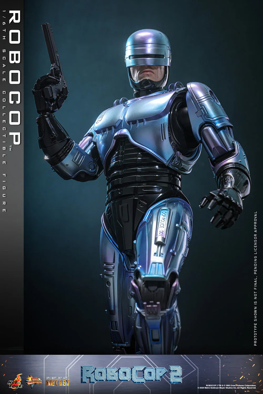 Hot Toys Movie Masterpiece Series Diecast: RoboCop - Robocop Escala 1/6 Preventa