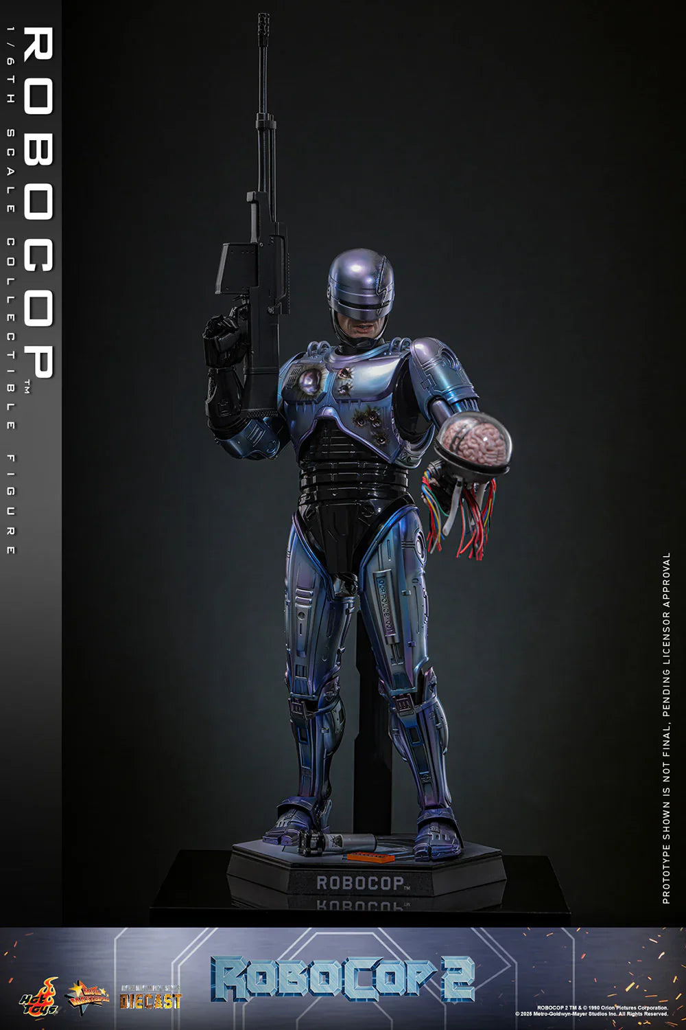 Hot Toys Movie Masterpiece Series Diecast: RoboCop - Robocop Escala 1/6 Preventa
