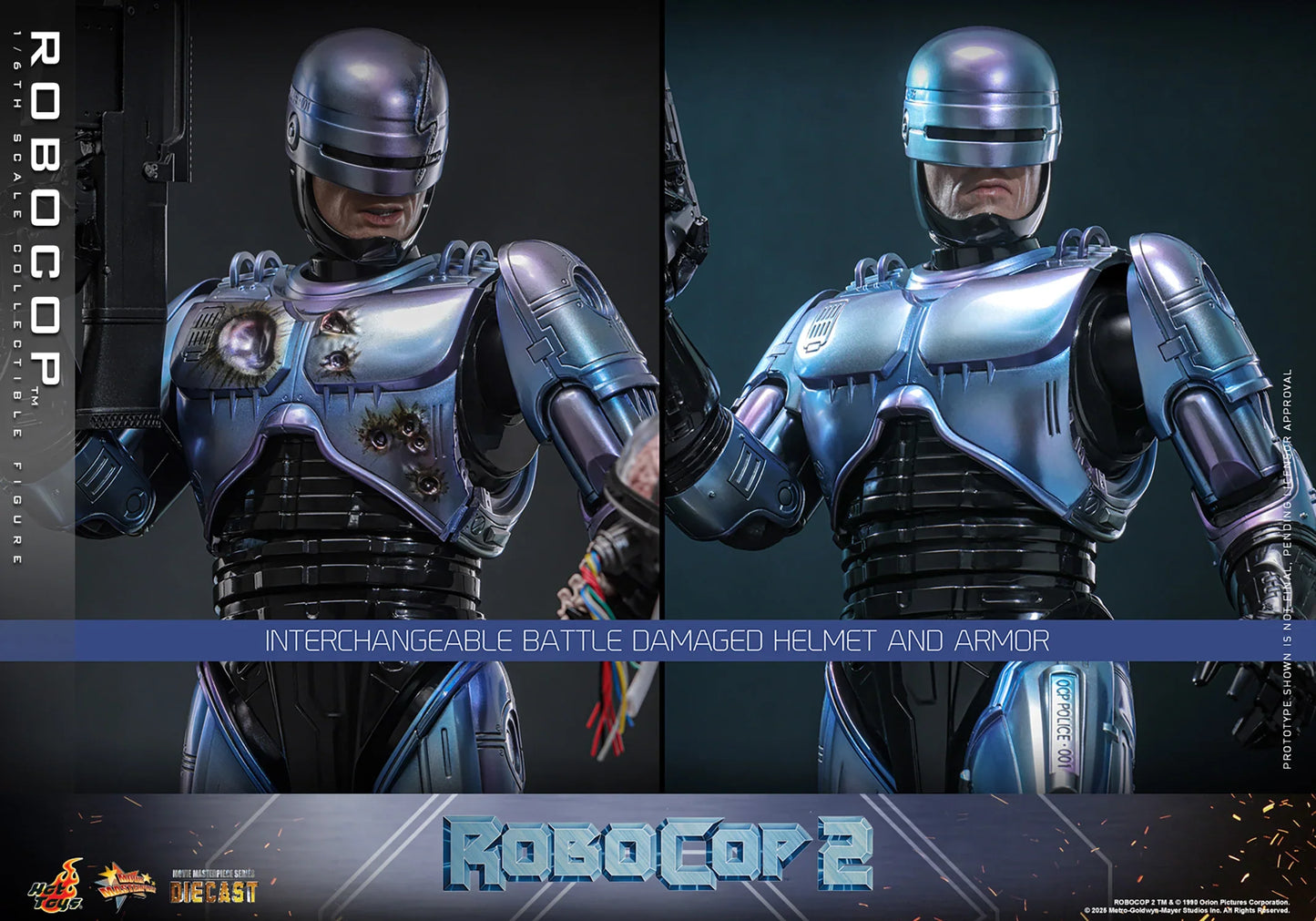 Hot Toys Movie Masterpiece Series Diecast: RoboCop - Robocop Escala 1/6 Preventa
