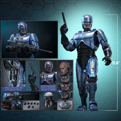 Hot Toys Movie Masterpiece Series Diecast: RoboCop - Robocop Escala 1/6 Preventa