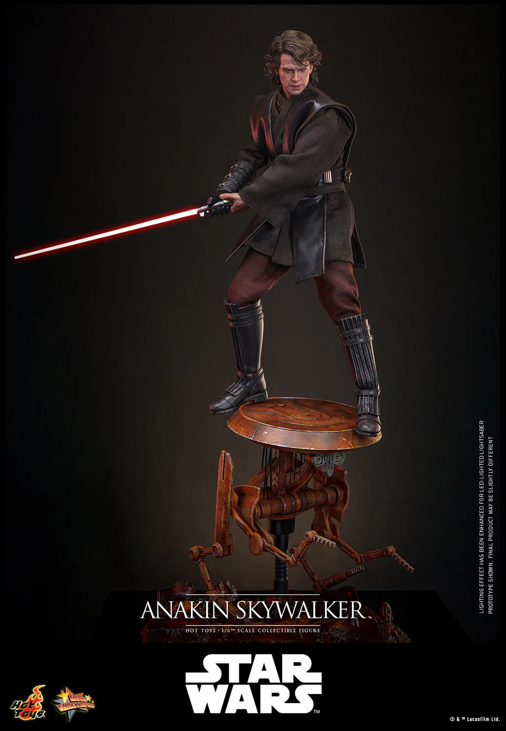 Hot Toys Movie Masterpiece Series: Star Wars La venganza de los Sith - Anakin Skywalker Escala 1/6 Preventa