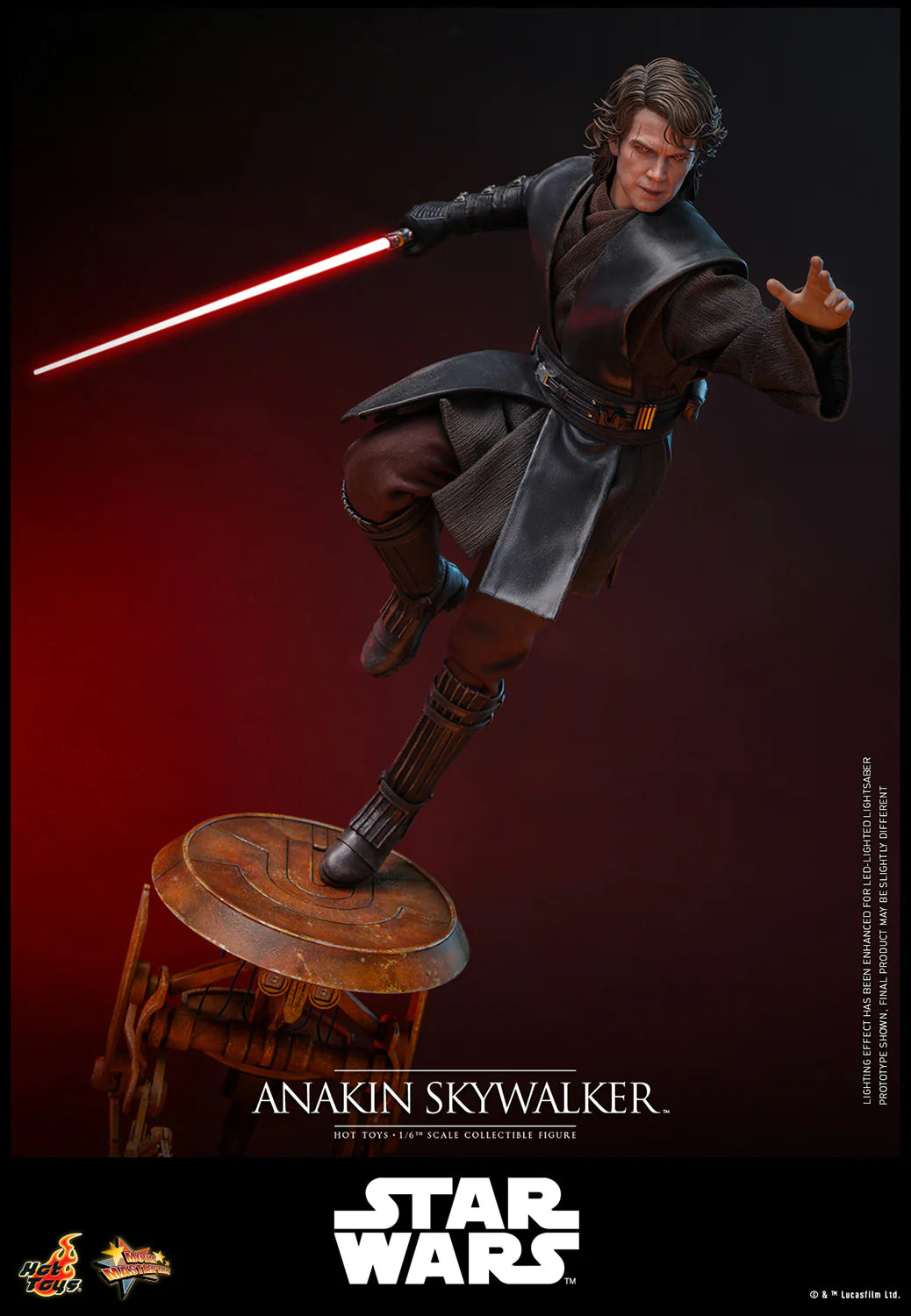 Hot Toys Movie Masterpiece Series: Star Wars La venganza de los Sith - Anakin Skywalker Escala 1/6 Preventa