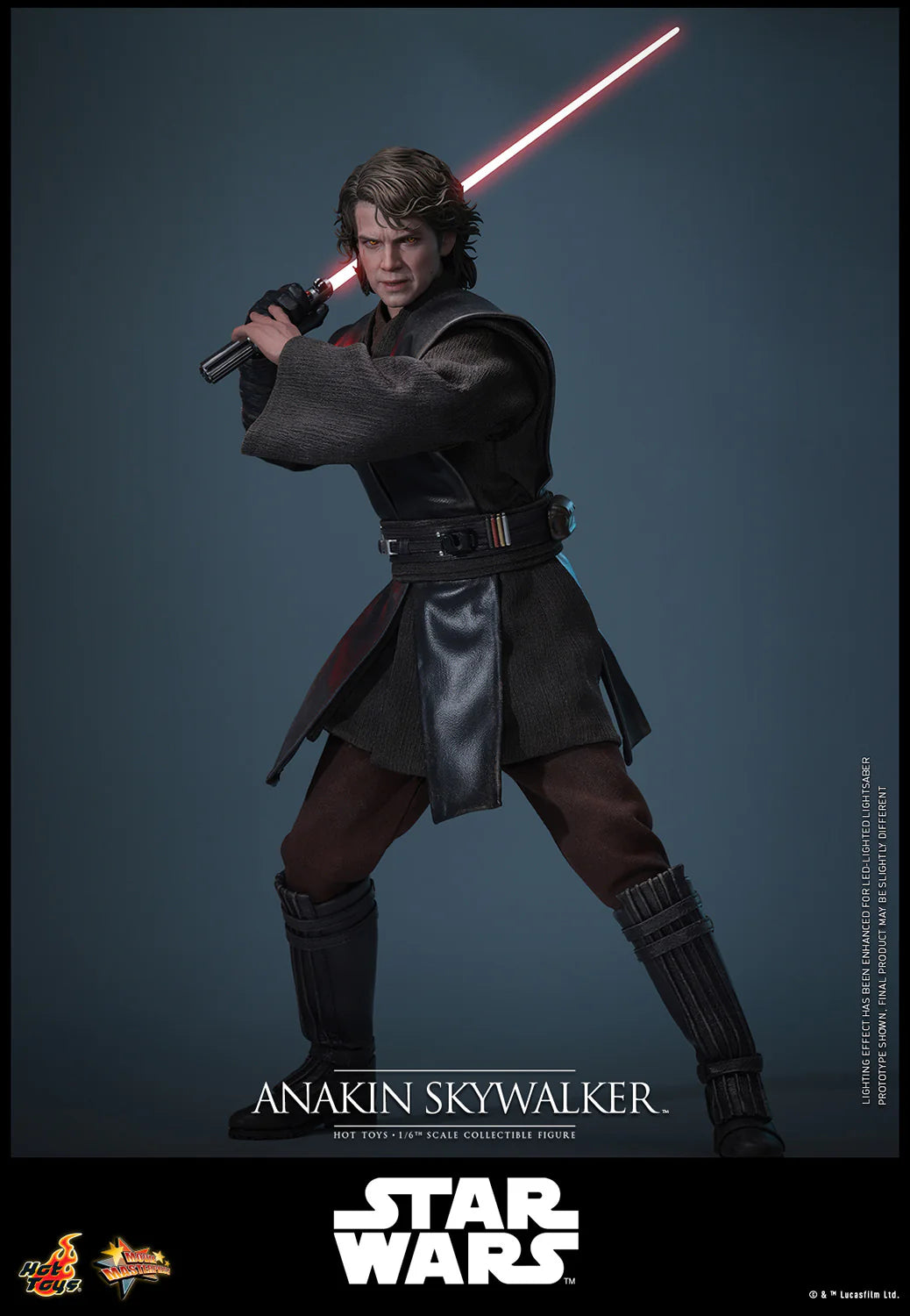 Hot Toys Movie Masterpiece Series: Star Wars La venganza de los Sith - Anakin Skywalker Escala 1/6 Preventa