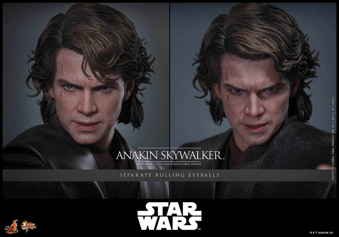Hot Toys Movie Masterpiece Series: Star Wars La venganza de los Sith - Anakin Skywalker Escala 1/6 Preventa