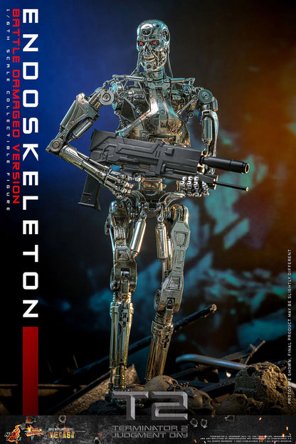 Hot Toys Movie Masterpiece Series: Terminator 2 El Juicio Final - Endoskeleton Escala 1/6 Preventa