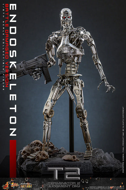 Hot Toys Movie Masterpiece Series: Terminator 2 El Juicio Final - Endoskeleton Escala 1/6 Preventa
