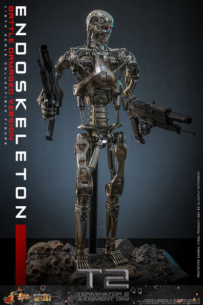 Hot Toys Movie Masterpiece Series: Terminator 2 El Juicio Final - Endoskeleton Escala 1/6 Preventa