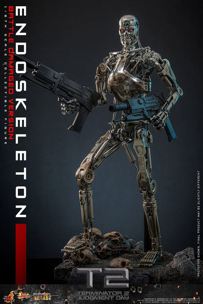 Hot Toys Movie Masterpiece Series: Terminator 2 El Juicio Final - Endoskeleton Escala 1/6 Preventa